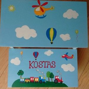 Handpainted Step Stools